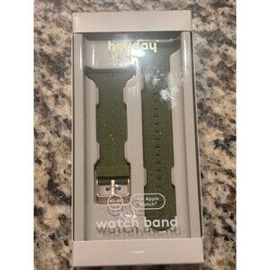 Universal Silicone Watch Band - heyday™ Olive Speckle 42-49mm For Apple Watch